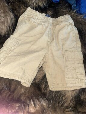 The Children's Place Beige Cargo Shorts - Tan Utility Style